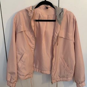 Lightweight pink and grey jacket!
